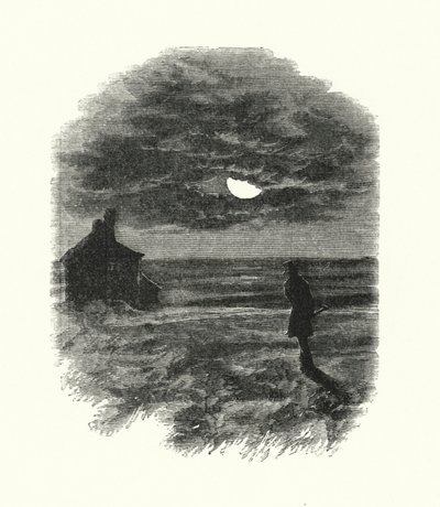 查尔斯-狄更斯的《远大前程》插图（雕版）。 作者 弗朗西斯·亚瑟·弗雷泽