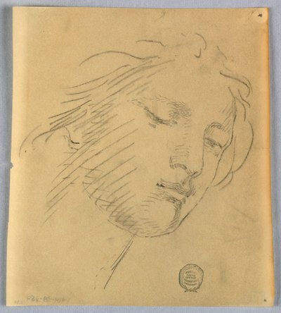 女性面部素描 作者 弗朗西斯·奥古斯都·拉斯罗普
