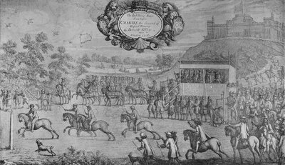 查理二世之前的比赛，弗朗西斯·巴洛（Francis Barlow），c1650-1680，1911年 作者 弗朗西斯·巴洛