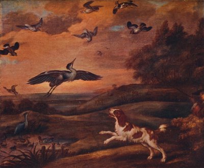 射击珩科鸟，17世纪末，1922年 作者 弗朗西斯·巴洛