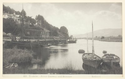 特雷弗里乌--康威河和蒸汽船，186094。 作者 弗朗西斯·贝德福德