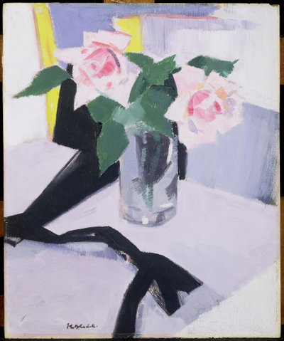 卡西斯的玫瑰，1921年（胶合板上的油） 作者 弗朗西斯·坎贝尔·布瓦洛·卡德尔