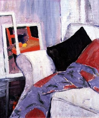 工作室内部 II (板面油画) 作者 弗朗西斯·坎贝尔·布瓦洛·卡德尔
