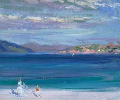 爱奥那（Iona）的穆尔（Mull）尾巴（布面油画） 作者 弗朗西斯·坎贝尔·布瓦洛·卡德尔