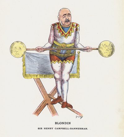 布朗丹，亨利-坎贝尔-班纳曼爵士（彩色平版印刷）。 作者 弗朗西斯·卡鲁瑟斯·古尔德