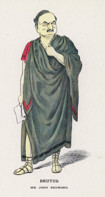 布鲁图斯，约翰雷德蒙先生（彩色石版画） 作者 弗朗西斯·卡鲁瑟斯·古尔德