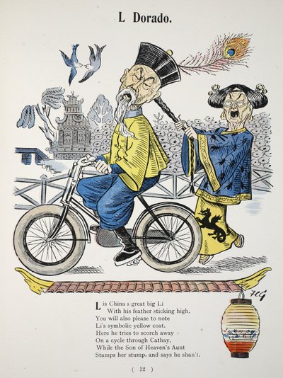 L Dorado，来自Struwwelpeter Alphabet的插图，Harold Begbie的诗歌（1871-1929） 作者 弗朗西斯·卡鲁瑟斯·古尔德