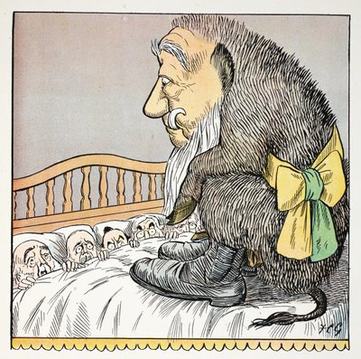 O，插图来自Struwwelpeter字母，Harold Begbie的诗歌（1871-1929） 作者 弗朗西斯·卡鲁瑟斯·古尔德