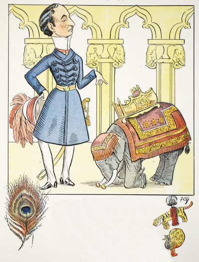 V的颂歌，来自Struwwelpeter字母表的插图，Harold Begbie的诗歌（1871-1929） 作者 弗朗西斯·卡鲁瑟斯·古尔德