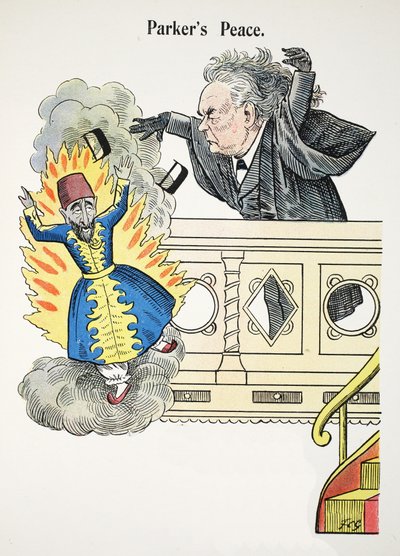 帕克的和平，插图来自Struwwelpeter字母，Harold Begbie的诗歌（1871-1929） 作者 弗朗西斯·卡鲁瑟斯·古尔德