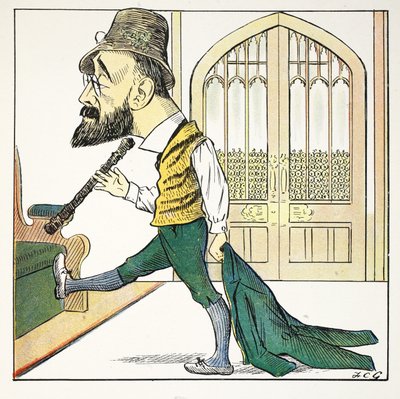 强T，来自Struwwelpeter字母的插图，Harold Begbie的诗歌（1871-1929） 作者 弗朗西斯·卡鲁瑟斯·古尔德