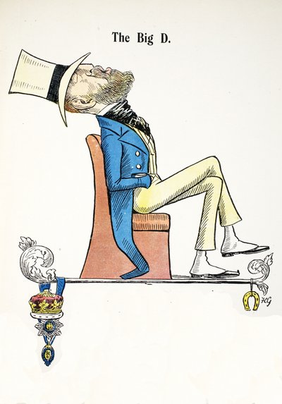 大D，插图来自Struwwelpeter字母，Harold Begbie的诗歌（1871-1929） 作者 弗朗西斯·卡鲁瑟斯·古尔德