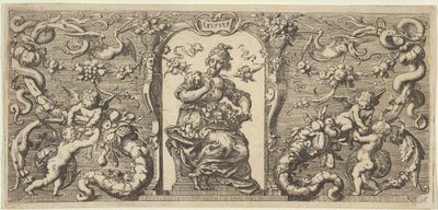 Taste Gustus，来自Quinque Sensuum五种感官，约1655年。 作者 弗朗西斯·克莱恩