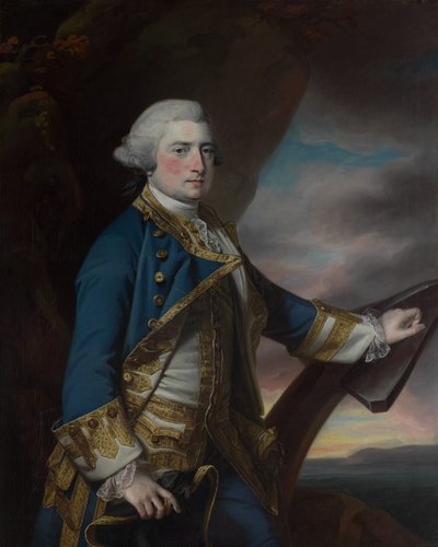 博尔顿第六公爵哈里·保莱特海军上将171920-1794年。 作者 弗朗西斯·科特斯