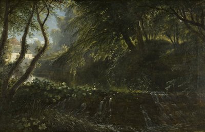 与威尔和米尔的河景，约1823年 作者 弗朗西斯·丹比