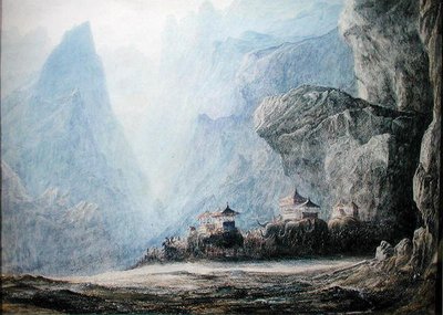 克里斯蒂娜的游行（纸上水彩画） 作者 弗朗西斯·丹比