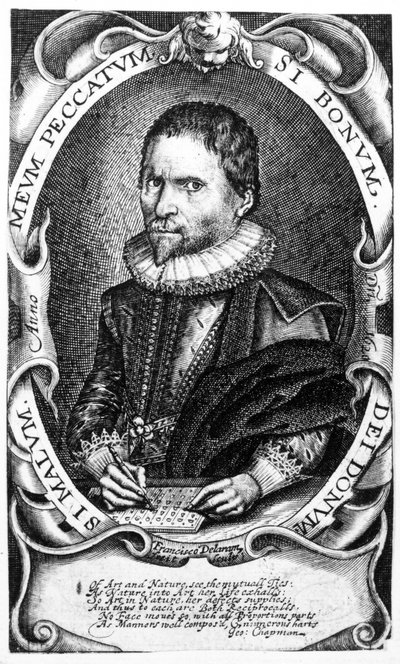 一位绅士的肖像被认为是Thomas Harriot，c.1620 作者 弗朗西斯·德拉拉姆