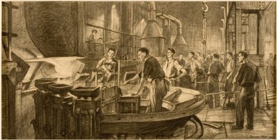 浇铸熔融黄铜 作者 弗朗西斯·多德