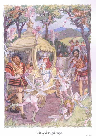 皇家朝圣（彩色石版画） 作者 弗朗西斯·唐金·贝德福德