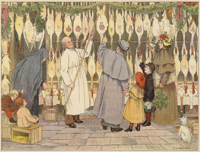 贝德福德的商店之书：Poulterer （彩色印刷版） 作者 弗朗西斯·唐金·贝德福德