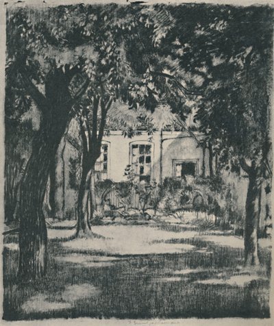 花园》，1919年 作者 弗朗西斯·欧内斯特·杰克逊