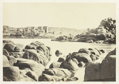 接近Philæ，1857年。 作者 弗朗西斯·弗里斯