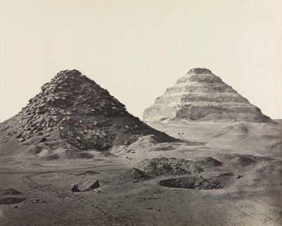 塞加拉金字塔，1858年来自东北。 作者 弗朗西斯·弗里斯