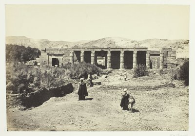 戈恩神庙，底比斯，1857年。 作者 弗朗西斯·弗里斯