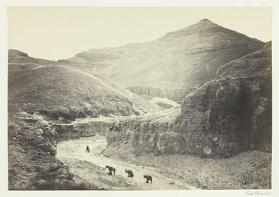 国王墓谷，底比斯，1857年。 作者 弗朗西斯·弗里斯
