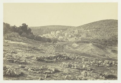 希伯伦的风景，1857年。 作者 弗朗西斯·弗里斯