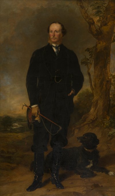 布拉德福德伯爵三世奥兰多-乔治-查尔斯肖像（1819-1898 年），约 1839-78 年（布面油画） 作者 弗朗西斯·格兰特