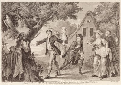 Blind-Mans Buff，由Remi Parr雕刻（fl.1723-50） 作者 弗朗西斯·海曼