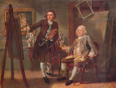 罗伯特·沃尔波勒（Robert Walpole），KG，奥福德（Orford）第一伯爵，工作室在弗朗西斯·海曼（Francis Hayman）工作室，c1748-1750，19 作者 弗朗西斯·海曼