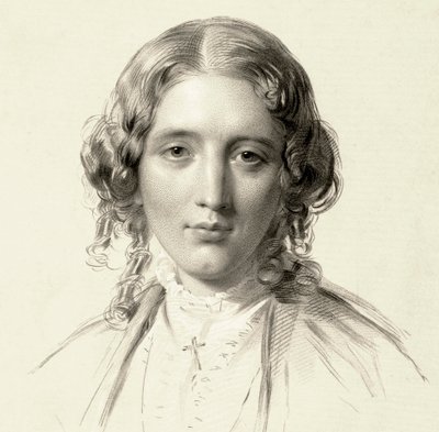 Portrait of Harriet Beecher Stowe 作者 弗朗西斯·霍尔