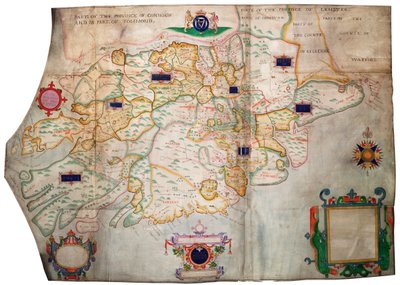 爱尔兰明斯特省，约 1595 年（牛皮纸、亚麻布） 作者 弗朗西斯·乔布森