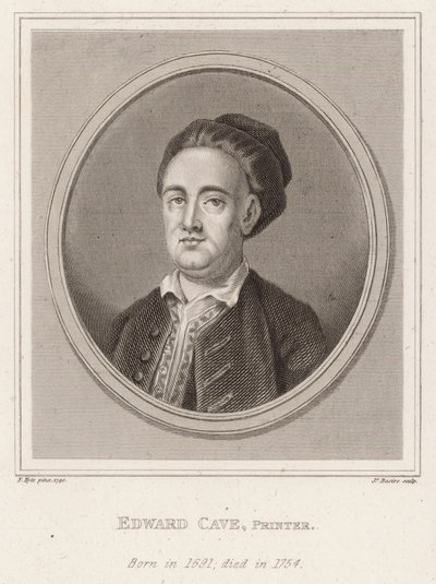 Edward Cave，打印机，1891年出生，于1754年去世 作者 弗朗西斯·凯特（Francis Kyte）