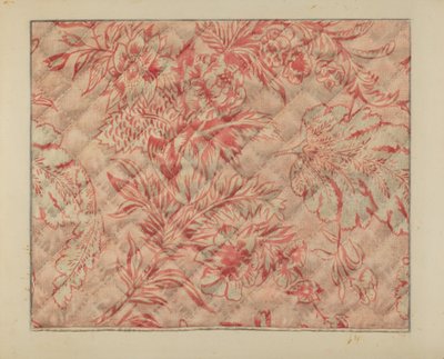 婴儿的被子细节，约1937年。 作者 弗朗西斯·劳·杜兰德