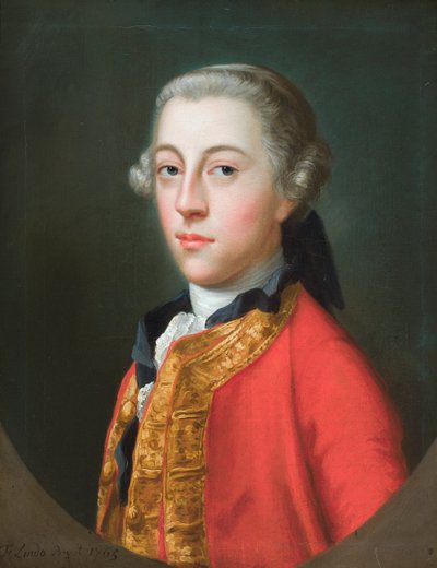 休-珀西，后来的沃克沃斯勋爵，诺森伯兰第二公爵肖像 作者 弗朗西斯·林多