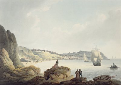 斯卡布罗，约 1820 年（纸上铅笔和水彩画） 作者 弗朗西斯·尼科尔森