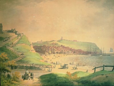 南湾斯卡伯勒，1790年 作者 弗朗西斯·尼科尔森