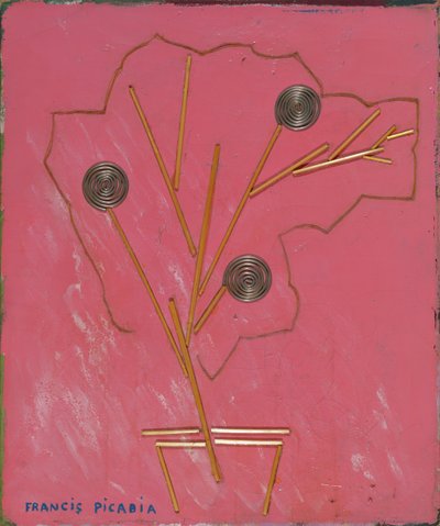 花瓶，约 1924-25 年（混合媒介画布） 作者 弗朗西斯·毕卡比亚