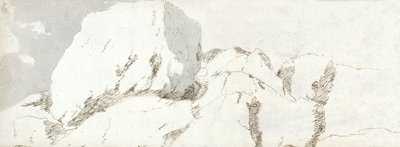 彭布罗克郡部分地区，约 1678 年（纸上水彩和棕色墨水） 作者 弗朗西斯广场