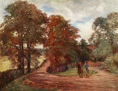 Highgate，Milfield Lane 作者 弗朗西斯·沃克