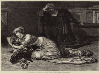 喜剧中的Comedie Francaise，Hernani，第五幕最后一幕 作者 Francis S. Walker