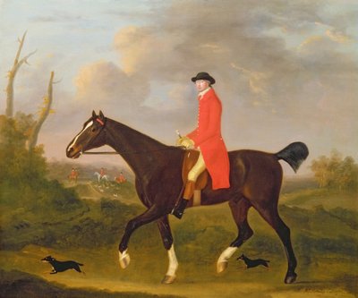 一位绅士骑着猎人去猎犬 作者 弗朗西斯·萨托里乌斯（Francis Sartorius）