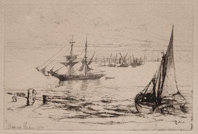 起锚的旅舰 作者 弗朗西斯·西摩·哈登（Francis Seymour Haden）
