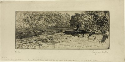 鲑鱼的栖息地 作者 弗朗西斯·西摩·哈登（Francis Seymour Haden）