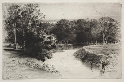 爱尔兰的日落 作者 弗朗西斯·西摩·哈登（Francis Seymour Haden）