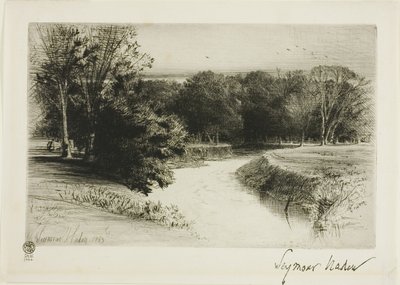 爱尔兰的日落 作者 弗朗西斯·西摩·哈登（Francis Seymour Haden）