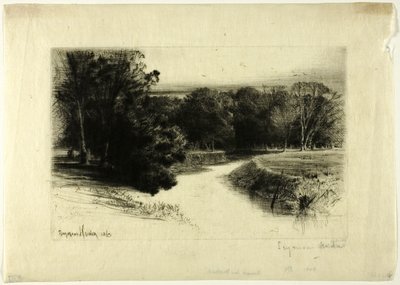 爱尔兰的日落 作者 弗朗西斯·西摩·哈登（Francis Seymour Haden）